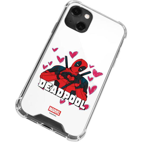 Marvel Deadpool Legacy Deadpool Love iPhone 13 Mini Clear Case