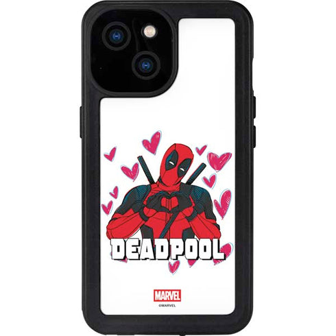 Marvel Deadpool Legacy Deadpool Love iPhone 13 Mini Waterproof Case