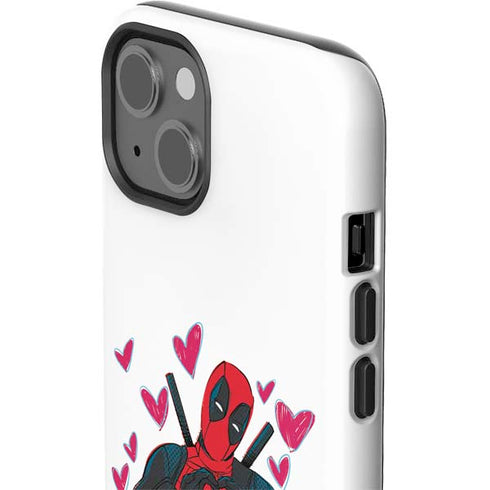 Marvel Deadpool Legacy Deadpool Love iPhone 14 Impact Case