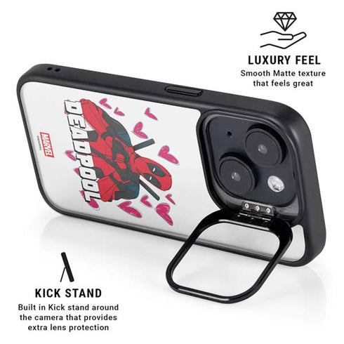 Marvel Deadpool Legacy Deadpool Love iPhone 14 Kickstand Case