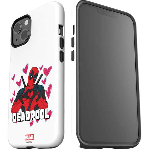 Marvel Deadpool Legacy Deadpool Love iPhone 14 Plus Impact Case