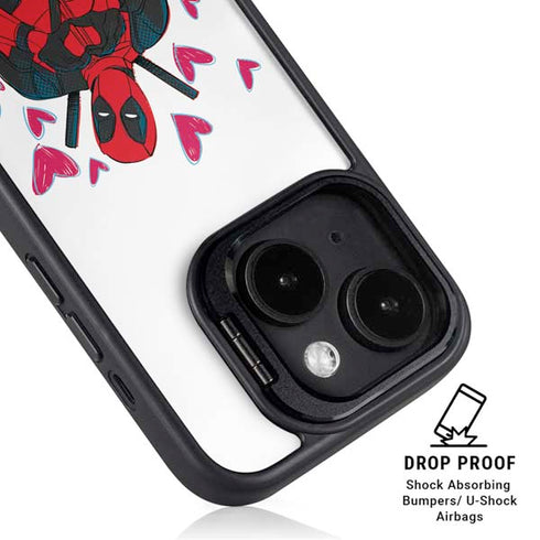 Marvel Deadpool Legacy Deadpool Love iPhone 14 Plus Kickstand Case