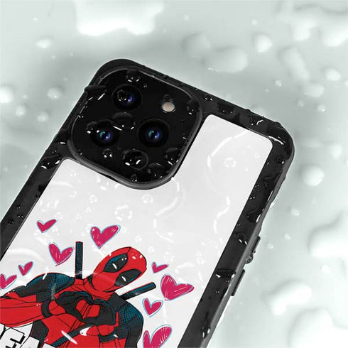Marvel Deadpool Legacy Deadpool Love iPhone 14 Pro Max Waterproof Case