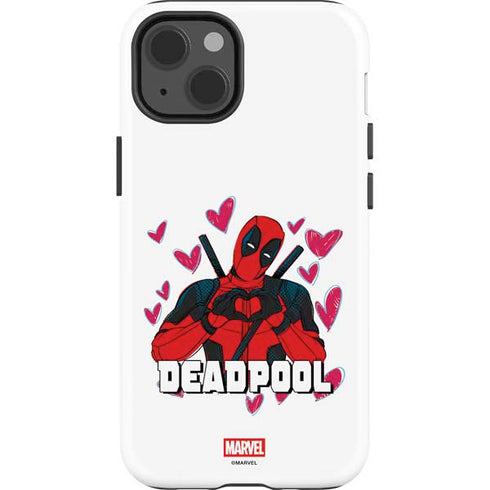 Marvel Deadpool Legacy Deadpool Love iPhone 15 Plus Impact Case