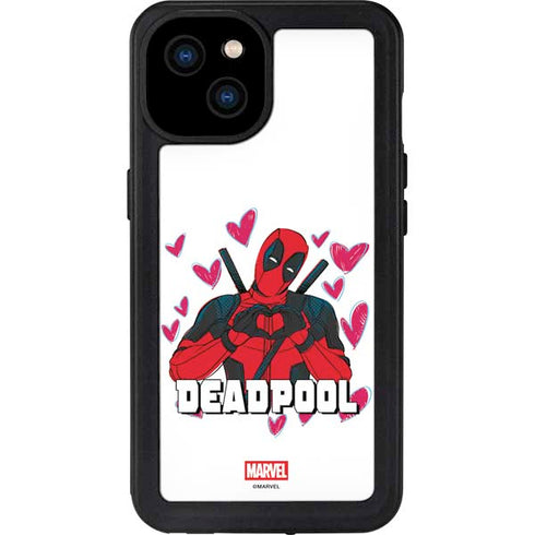 Marvel Deadpool Legacy Deadpool Love iPhone 15 Plus Waterproof Case