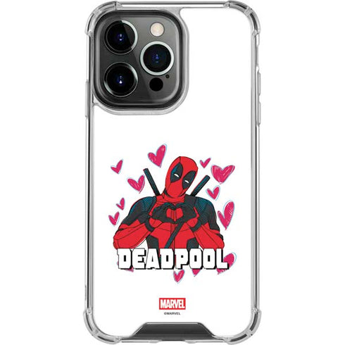 Marvel Deadpool Legacy Deadpool Love iPhone 15 Pro Max Clear Case