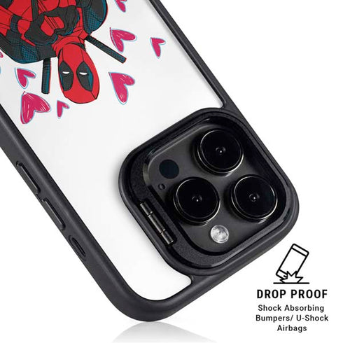 Marvel Deadpool Legacy Deadpool Love iPhone 15 Pro Max Kickstand Case