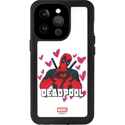 Marvel Deadpool Legacy Deadpool Love iPhone 15 Pro Waterproof Case