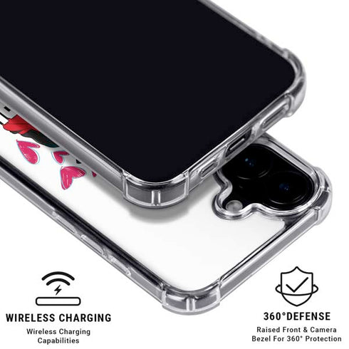 Marvel Deadpool Legacy Deadpool Love iPhone 16 Clear Case