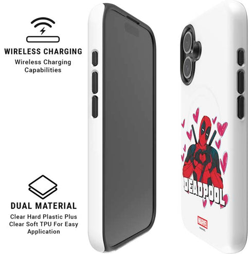 Marvel Deadpool Legacy Deadpool Love iPhone 16 Magsafe Impact Case