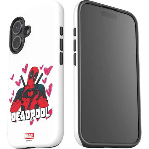Marvel Deadpool Legacy Deadpool Love iPhone 16 Plus Impact Case