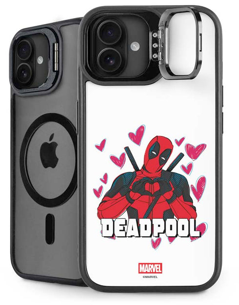 Marvel Deadpool Legacy Deadpool Love iPhone 16 Plus Kickstand Case