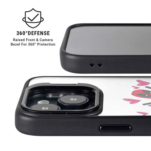 Marvel Deadpool Legacy Deadpool Love iPhone 16 Plus Kickstand Case