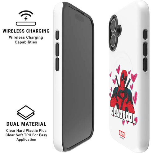 Marvel Deadpool Legacy Deadpool Love iPhone 16 Plus Magsafe Impact Case