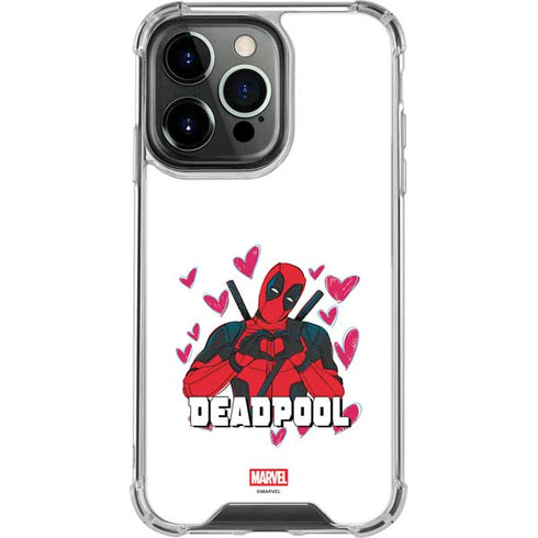 Marvel Deadpool Legacy Deadpool Love iPhone 16 Pro Clear Case