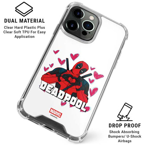 Marvel Deadpool Legacy Deadpool Love iPhone 16 Pro Clear Case
