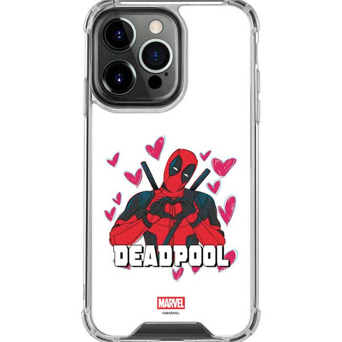 Marvel Deadpool Legacy Deadpool Love iPhone 16 Pro Max Clear Case