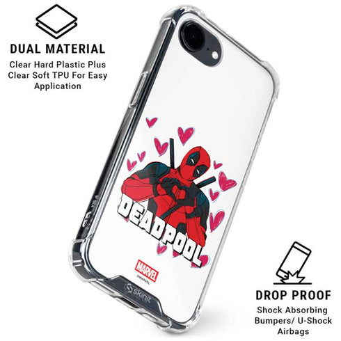 Marvel Deadpool Legacy Deadpool Love iPhone 16e Clear Case
