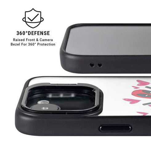 Marvel Deadpool Legacy Deadpool Love iPhone 16e Kickstand Case