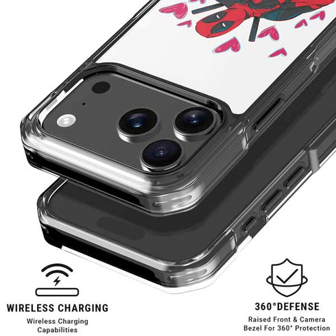 Marvel Deadpool Legacy Deadpool Love iPhone 18 Pro Clear Case