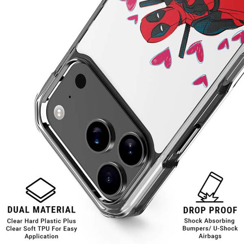 Marvel Deadpool Legacy Deadpool Love iPhone 18 Pro Clear Case
