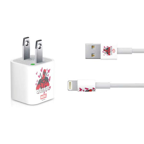 Marvel Deadpool Legacy Deadpool Love iPhone Charger (5W USB) Skin
