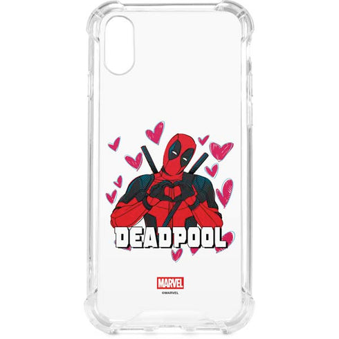 Marvel Deadpool Legacy Deadpool Love iPhone XS Clear Case