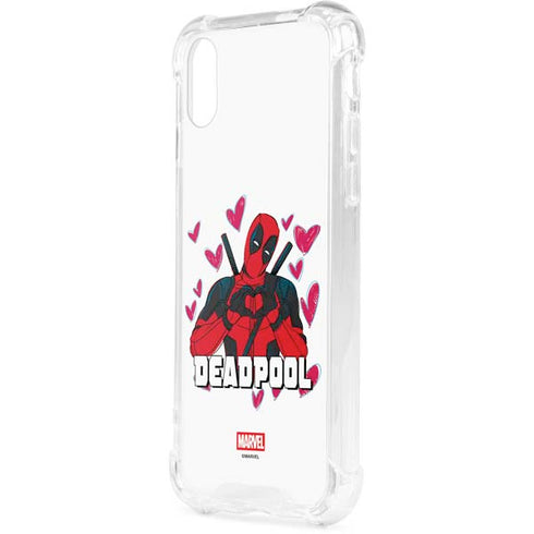 Marvel Deadpool Legacy Deadpool Love iPhone XS Clear Case