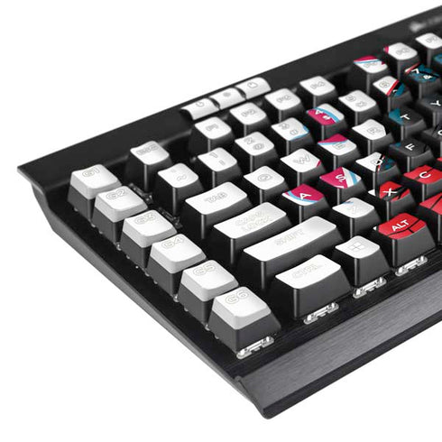 Marvel Deadpool Legacy Deadpool Love K95 RGB PLATINUM Mechanical Gaming Keyboard Skin