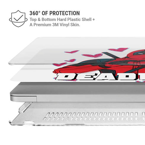 Marvel Deadpool Legacy Deadpool Love MacBook Pro 14in (2021-24) Case plus Skin
