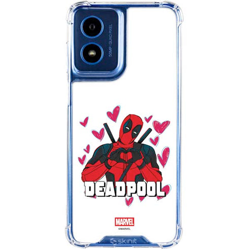 Marvel Deadpool Legacy Deadpool Love Moto G 5G (2024) Clear Case