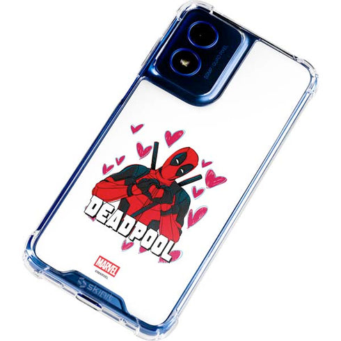 Marvel Deadpool Legacy Deadpool Love Moto G 5G (2024) Clear Case