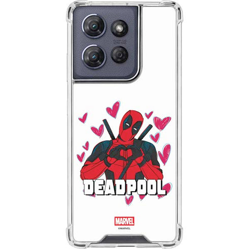 Marvel Deadpool Legacy Deadpool Love Moto G 5G (2025) Clear Case