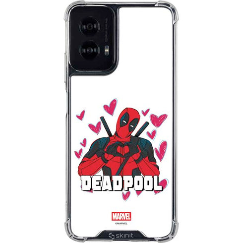 Marvel Deadpool Legacy Deadpool Love Moto G Power 5G (2024) Clear Case