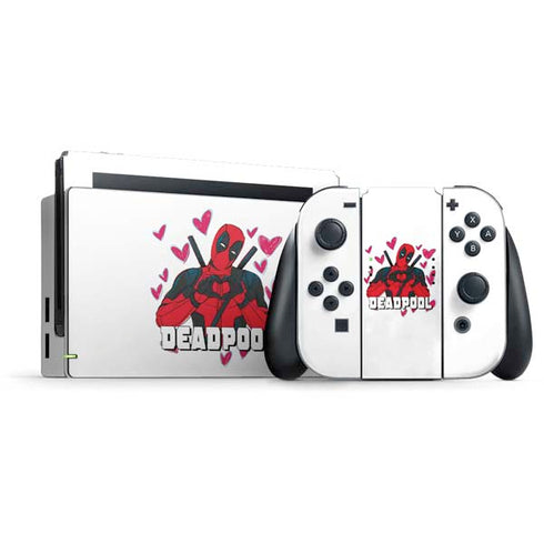 Marvel Deadpool Legacy Deadpool Love Nintendo Switch Bundle Skin