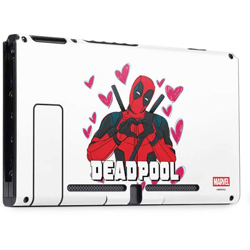 Marvel Deadpool Legacy Deadpool Love Nintendo Switch Bundle Skin