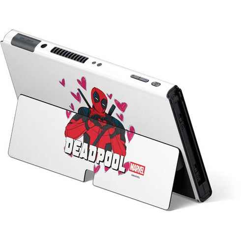 Marvel Deadpool Legacy Deadpool Love Nintendo Switch OLED (2021) Skin