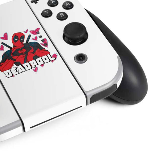 Marvel Deadpool Legacy Deadpool Love Nintendo Switch OLED (2021) Skin