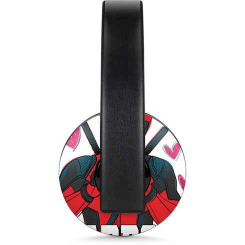 Marvel Deadpool Legacy Deadpool Love PlayStation 4 Gold Wireless Headset Skin