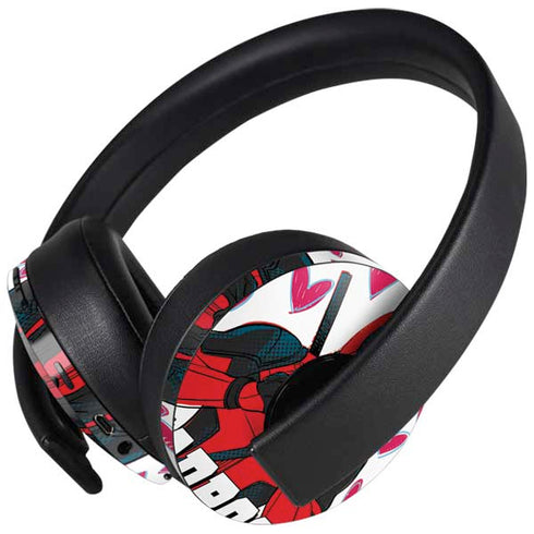Marvel Deadpool Legacy Deadpool Love PlayStation 4 Gold Wireless Headset Skin