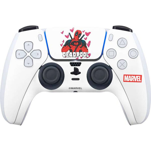 Marvel Deadpool Legacy Deadpool Love PS5 Controller Skin