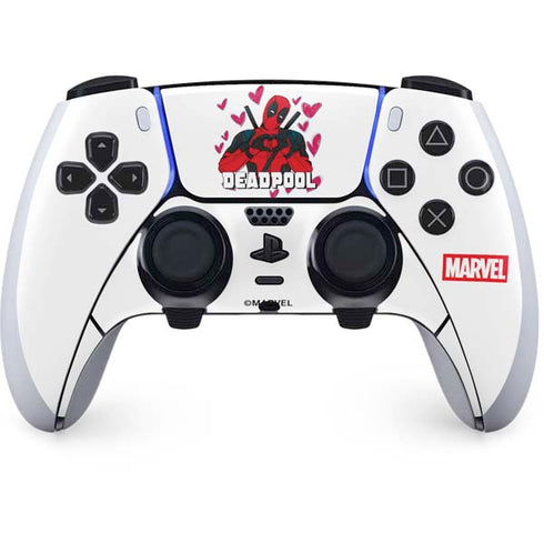 Marvel Deadpool Legacy Deadpool Love PS5 DualSense Edge Pro Controller Skin