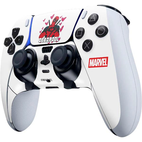 Marvel Deadpool Legacy Deadpool Love PS5 DualSense Edge Pro Controller Skin