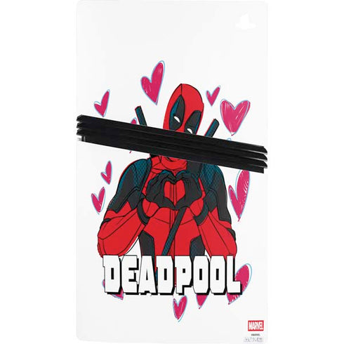 Marvel Deadpool Legacy Deadpool Love PS5 Pro Console Skin