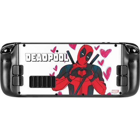 Marvel Deadpool Legacy Deadpool Love Steam Deck Handheld Gaming Computer OLED Skin