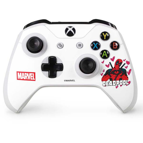 Marvel Deadpool Legacy Deadpool Love Xbox One S Console and Controller Bundle Skin