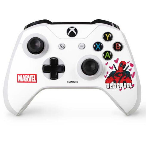 Marvel Deadpool Legacy Deadpool Love Xbox One S Controller Skin