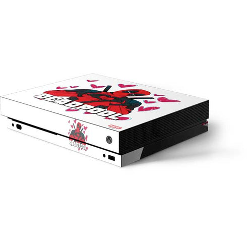 Marvel Deadpool Legacy Deadpool Love Xbox One X Console Skin