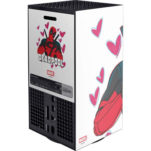 Marvel Deadpool Legacy Deadpool Love Xbox Series X Console Skin
