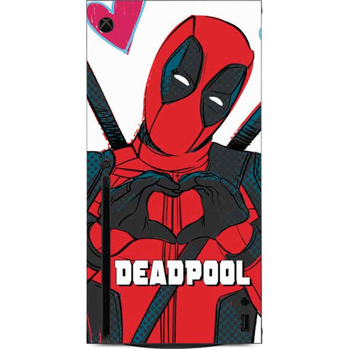 Marvel Deadpool Legacy Deadpool Love Xbox Series X Console Skin